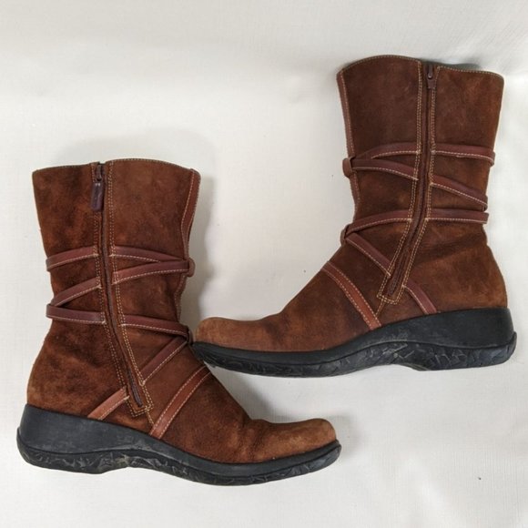 Clarks Artisan Collection Mid-calf Tan Boots 9.5M - Picture 8 of 12